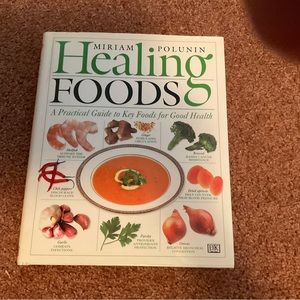 Hardback book on healing Foods